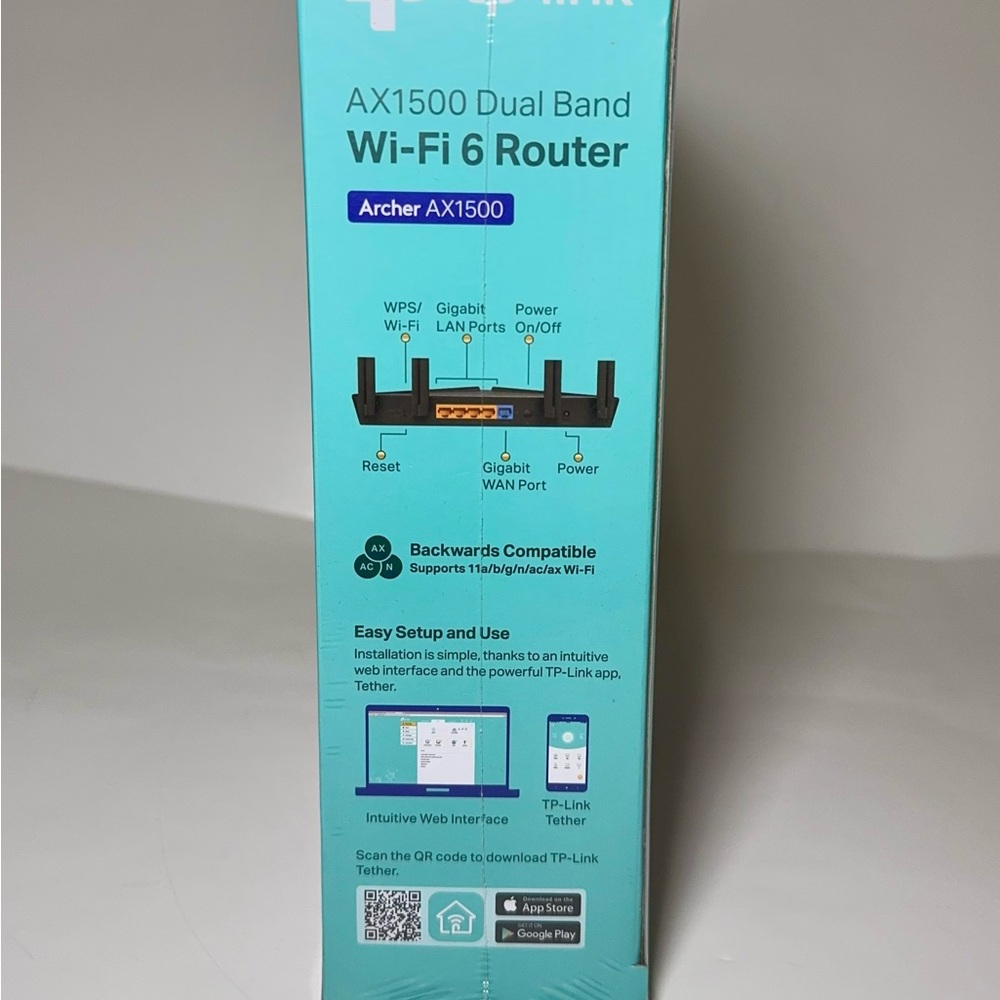 TP-Link Archer AX1500 Black Wi-Fi 6 Router - Picture 5 of 6